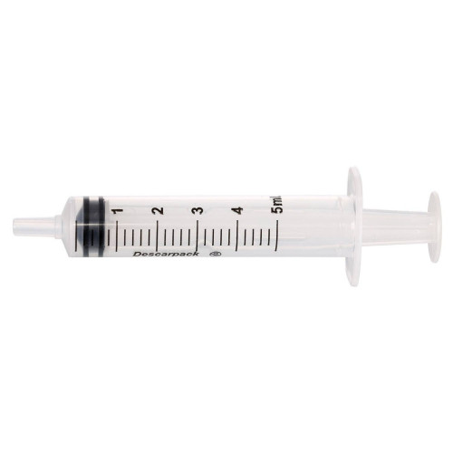 Seringa descartável 05 ml sem agulha bico slip cx c/100
