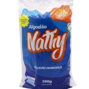 ALGODÃO HIDRÓFILO 500 gramas NATHY