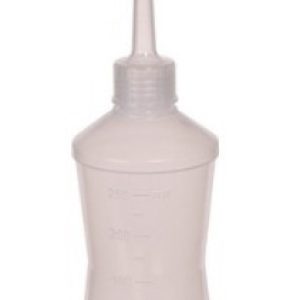 Almotolia transparente bico reto 250ML unidade
