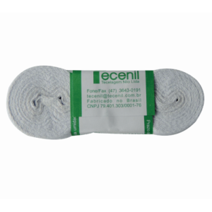 Cadarço sarjado branco soni 10 metros rolo