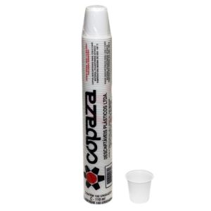 Copo de Cafe Descartável de 50 ml Branco ou Transparente pacote com 100 unidades