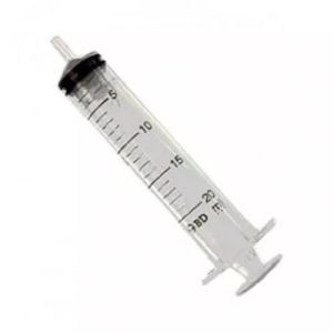 Seringa descartável 20 ml s/agulha bico slip unidade SR