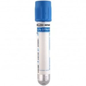 Tubo coleta a vácuo (AZUL CITRATO SÓDIO 3,6 ML - Vidro) - caixa com 100 und LABOR IMPORT